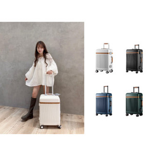 Verage 英國維麗傑 20吋復古鋁框旅行箱行李箱登機箱 靜音輪飛機輪大小輪 350-7619