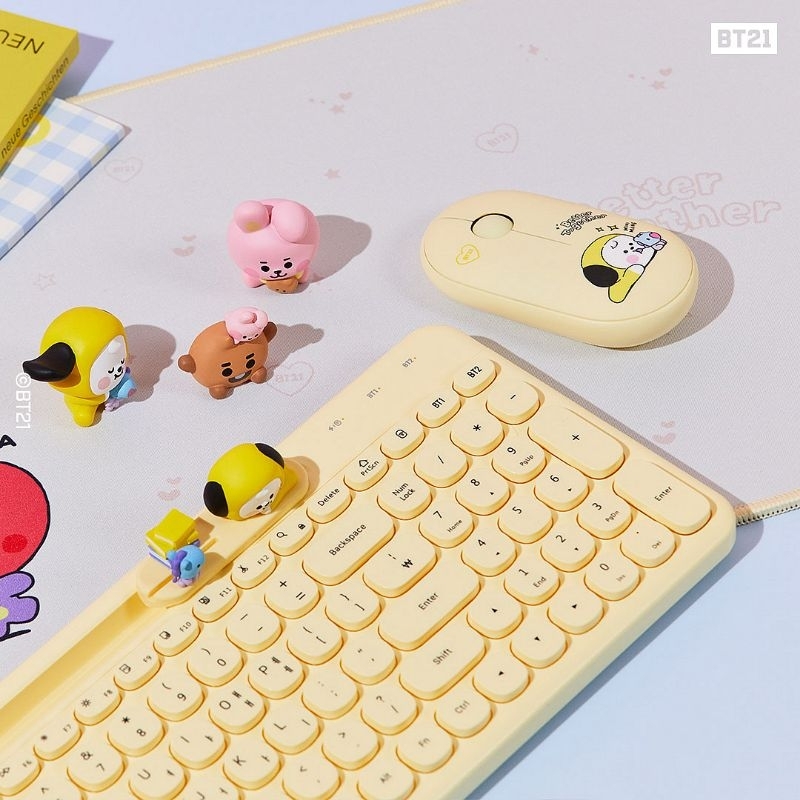 💜現貨💜BT21 My Little Buddy 長版滑鼠墊/無線滑鼠+鍵盤