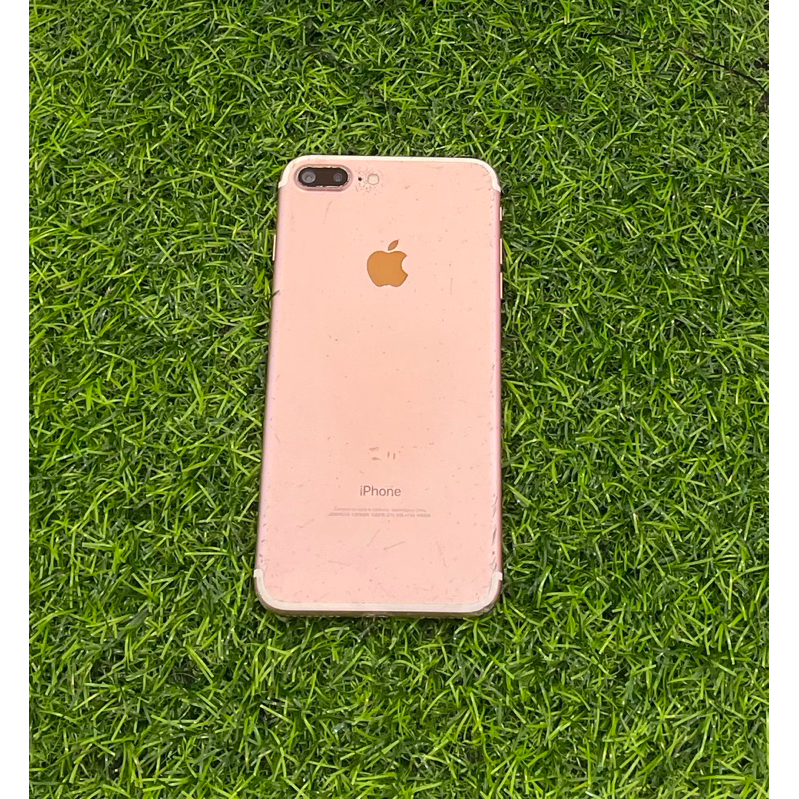 Apple 蘋果 二手 iPhone 7 Plus 128G 粉色 電池健康度100% 機況9成新LCD小裂No.828