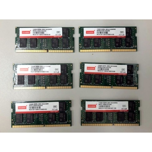 新機拆下~ INNODISK 16GB DDR4 3200 SODIMM 記憶體