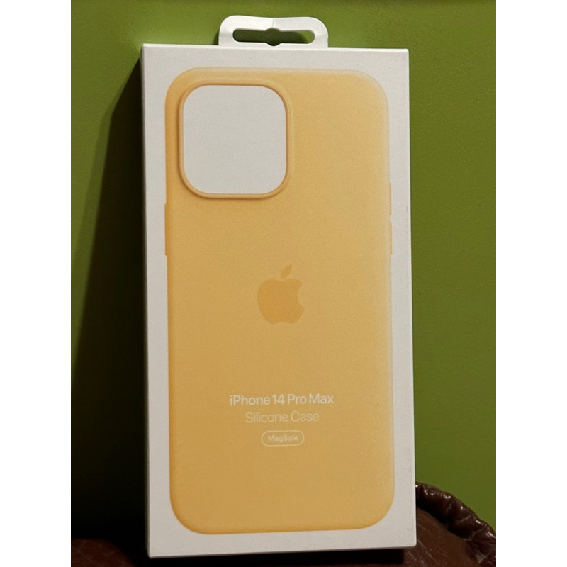 「現貨」全新未拆封Apple 原廠矽膠保護殼 iPhone 14 Pro Max-日暉色