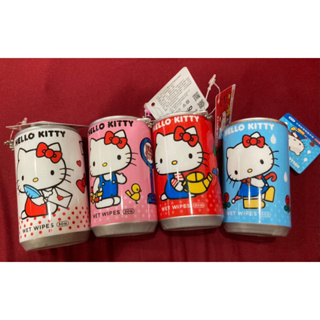 Hello Kitty貓 酷拉拉易拉罐造型濕紙巾30抽 現貨