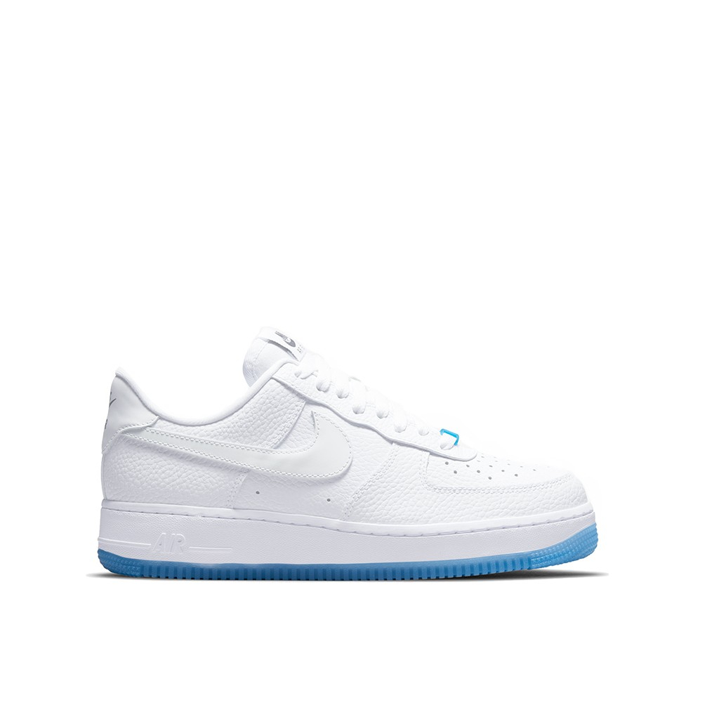 NIKE 女鞋 W AIR FORCE 1 '07 LX UV 熱感應變色 白藍【A-KAY0】【DA8301-101】