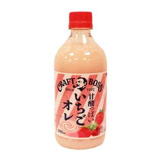 Suntory三多利 CRAFT BOSS 草莓歐蕾 500ml【Donki日本唐吉訶德】