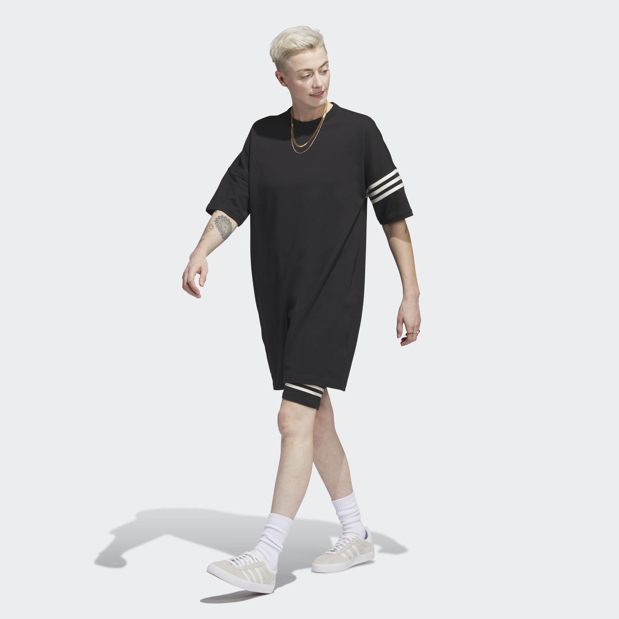 ADIDAS 女 連身裙 TEE DRESS 黑色 -IB7309