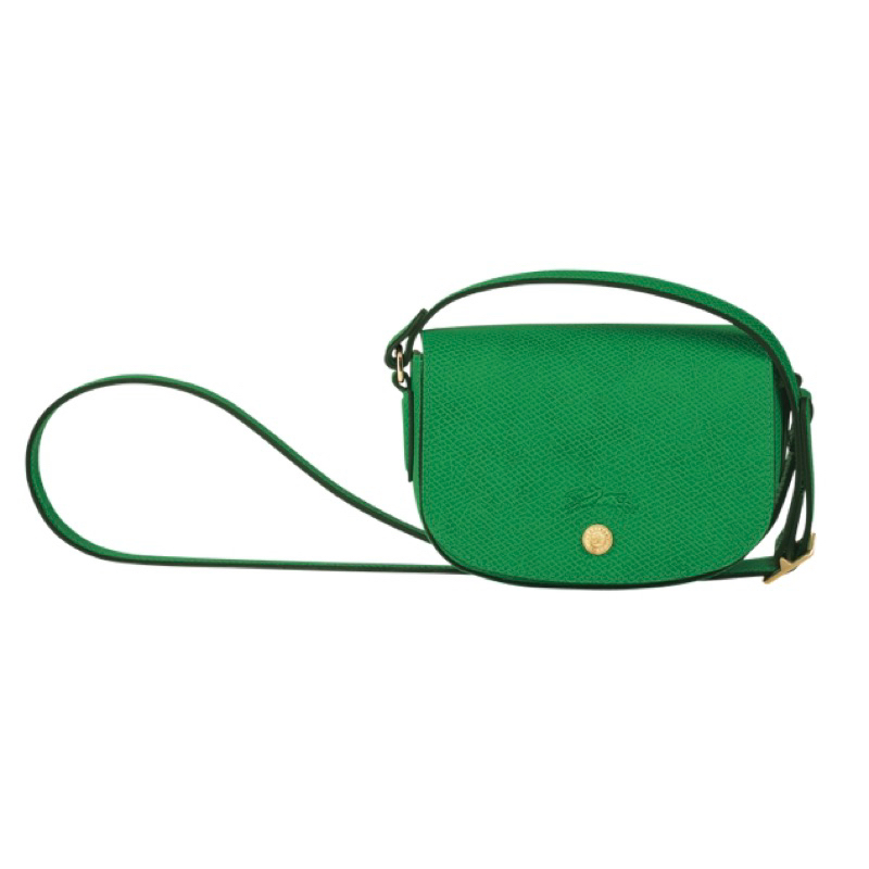 Longchamp epure 綠色馬鞍包