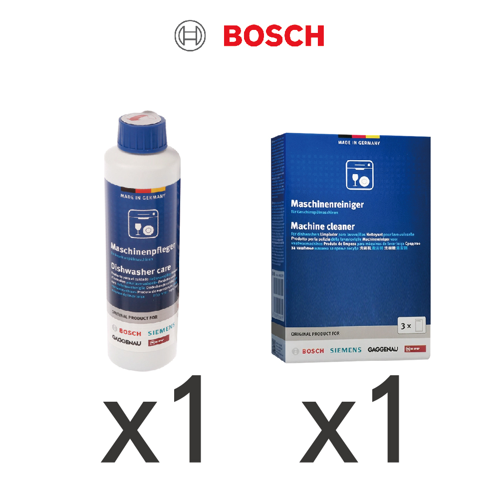 BOSCH 洗碗機專用 保養液+清潔粉 保養組合