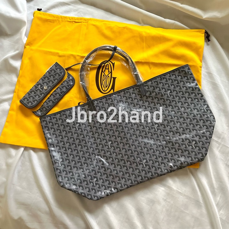 (Jbro2hand)需代購 GOYARD Saint Louis GM Bag 高雅德 灰色 日本代購