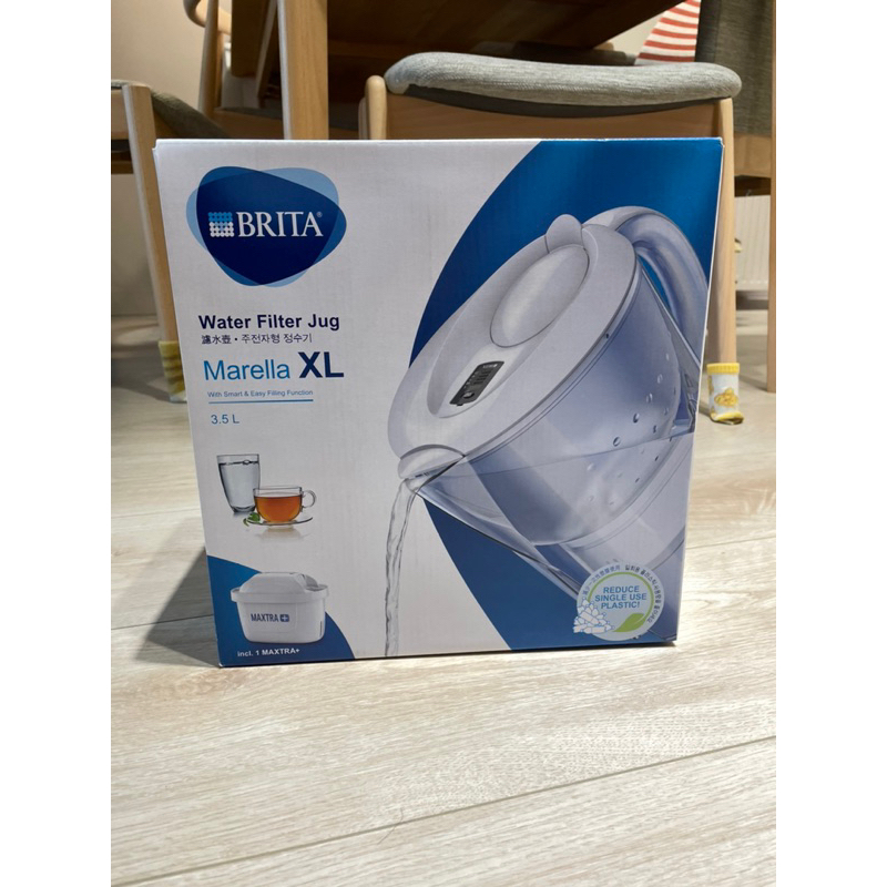 BRITA Marella XL 3.5L全新濾水壺內附濾芯一個