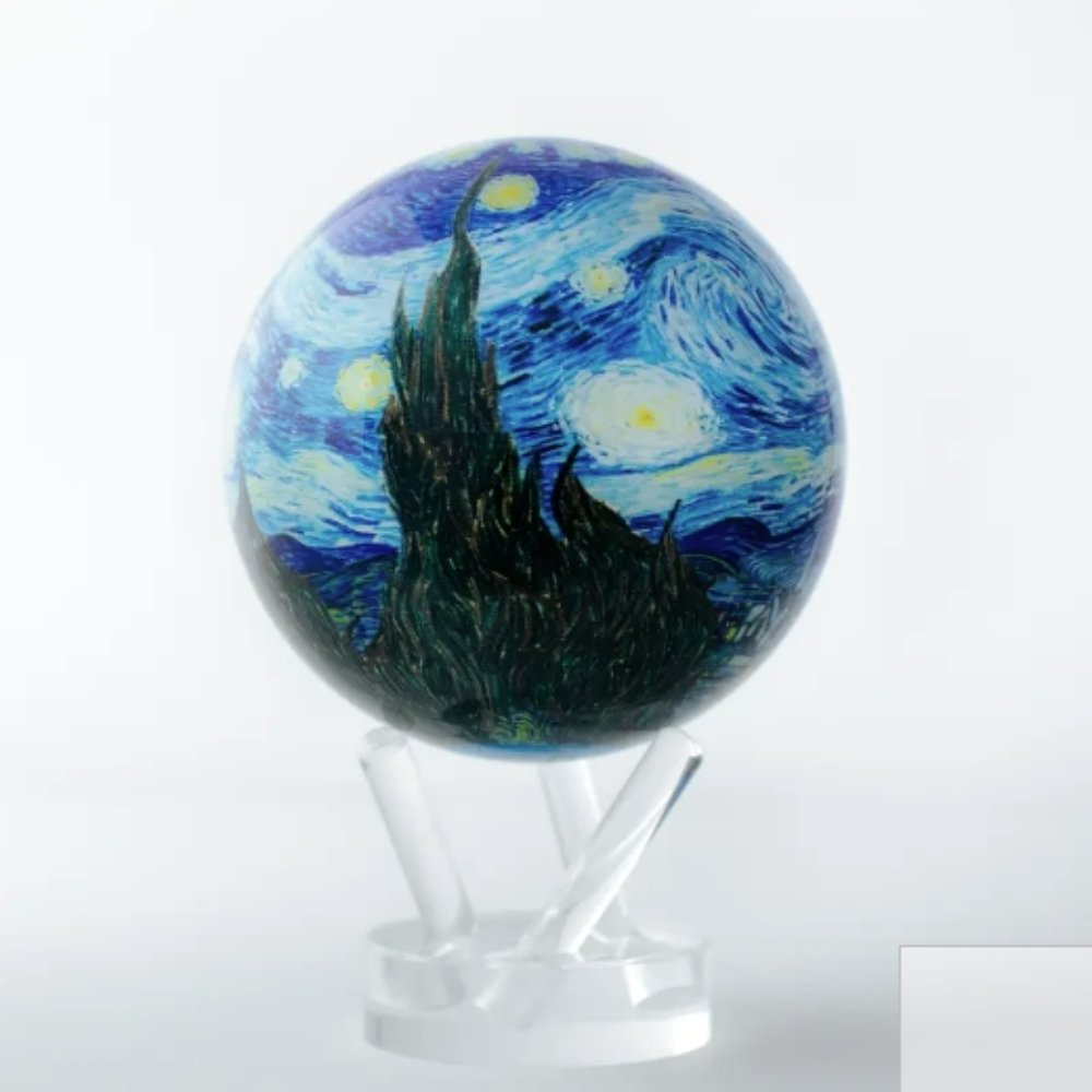 MOVA光能地球儀🌏梵谷星夜Van Gogh's Starry Night 居家擺設．精緻送禮．轉運．紀念日．母親節