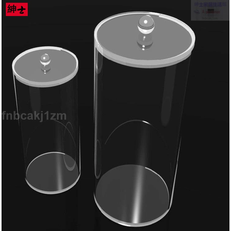 【紳士】客製 高透明亞克力管 有機玻璃管 圓柱形圓筒 實心棒 幹貨桶收納 羽絨展示桶 任何形狀尺寸