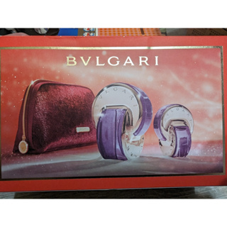 全新未使用 保證正品 來自專櫃 BVLGARI 寶格麗化妝包 化妝包 台灣公司貨 紫水晶香水禮盒 禮品