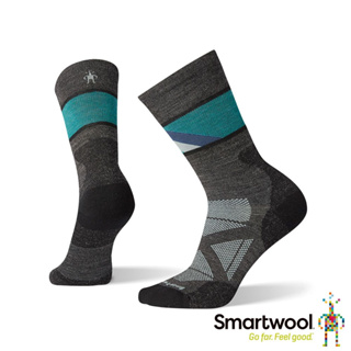 【Smartwool】女機能戶外全輕量減震中長襪 (炭黑色)登山襪 中筒襪 運動襪 羊毛襪 |SMCB0WAB0295
