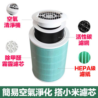(保固1年)超靜音 空氣清淨機【加大風扇】 【hepa濾芯】 比小米的CP值還高！空氣淨化循環大風扇