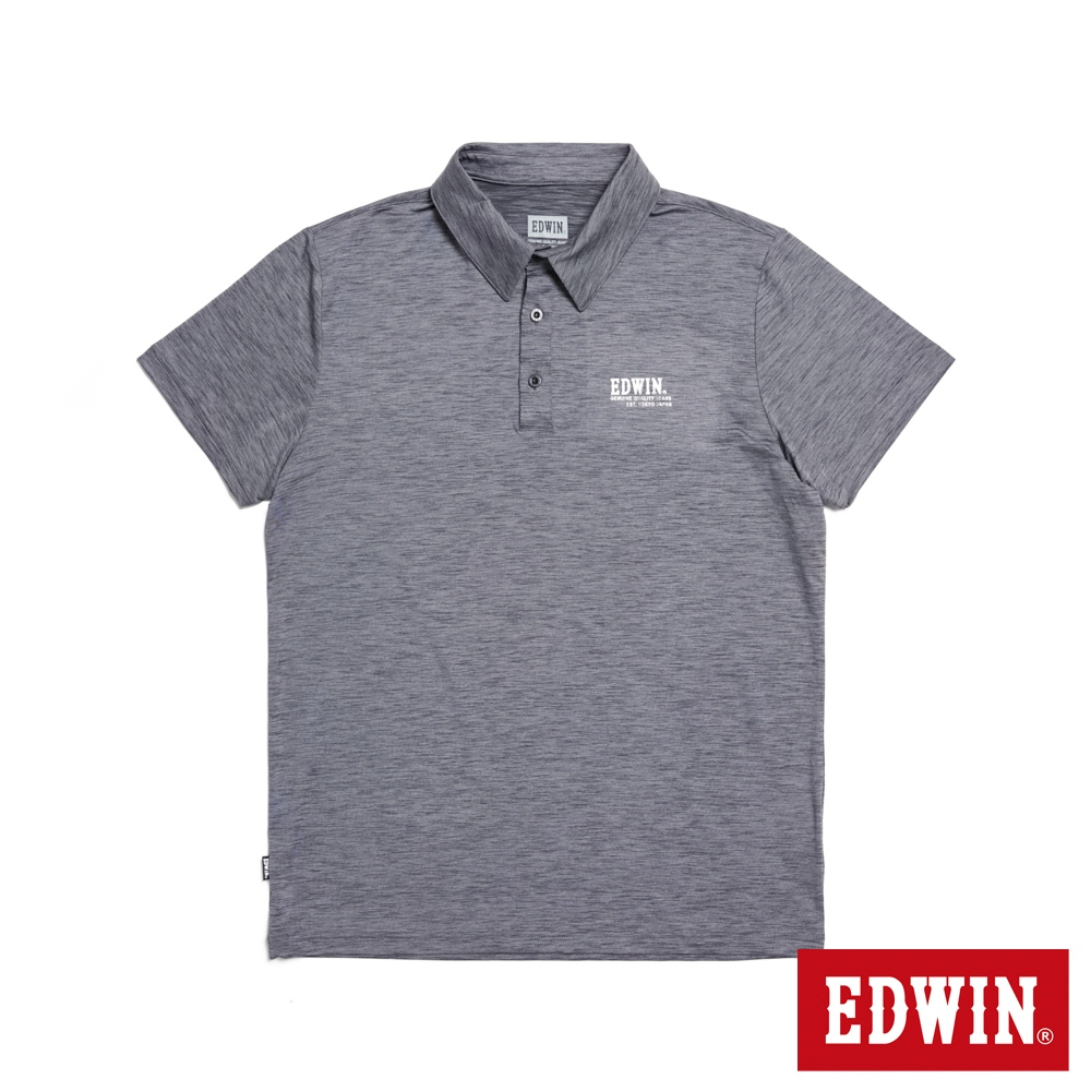 EDWIN 涼感系列 短袖POLO衫(暗灰色)-男款
