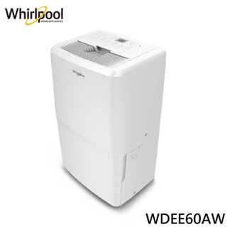 十倍蝦幣【Whirlpool惠而浦】26.5L大容量清淨節能除濕機 WDEE60AW 多動向滾輪可水洗奈米銀離子濾網