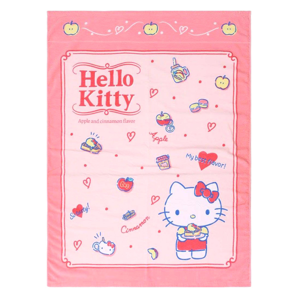 Marushin 丸真 三麗鷗 純棉午睡毯 毛巾毯 Hello Kitty 甜點 RS79072