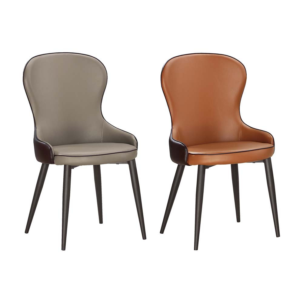 Boden-威頓工業風皮面餐椅/單椅(二色可選)