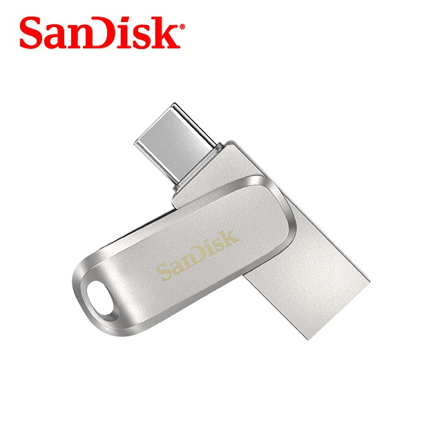 SanDisk 晟碟 Ultra Luxe USB Type-C 雙用隨身碟 32GB 64GB 128GB