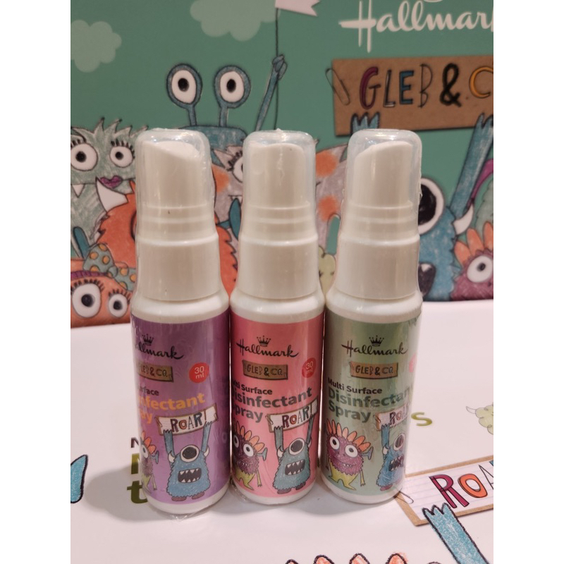 🧨慶過年🌾保證專櫃取貨🌷Hallmark合瑪克/怪獸派對 自然之萃抗菌噴霧 30ml