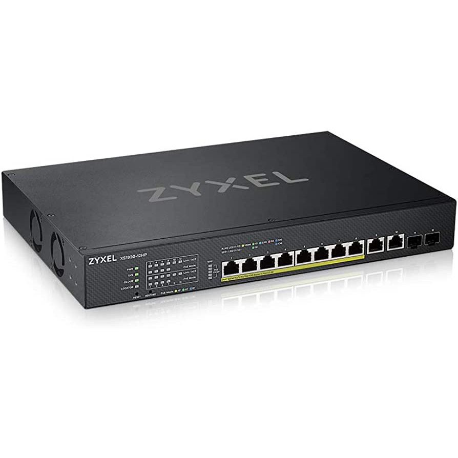 ZYXEL XS1930-12HP Multi-Gig 智慧型網管交換器
