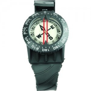 AROPEC 腕帶管夾式兩用指北針 WC-HW3 手錶型 管夾式 潛水指北針 手錶型潛水指北針 指北針單錶