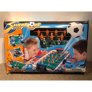 2012絕版二手MEGA BLOKS 費雪美高套裝積木 足球台 shoot out soccer 拼裝 桌上足球積木