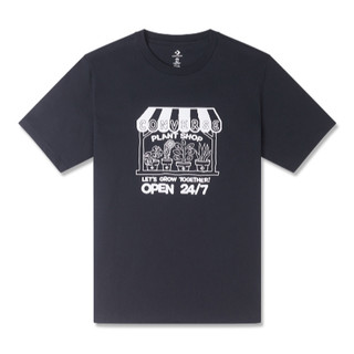 【R-MAN】CONVERSE GROW TOGETHER PLANT SHOP TEE WHITE 黑 台灣公司貨