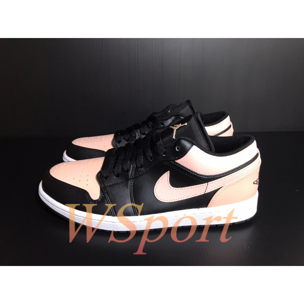 【WS】NIKE AIR JORDAN 1 LOW 'CRIMSON TINT' 男款 黑粉 553558-034