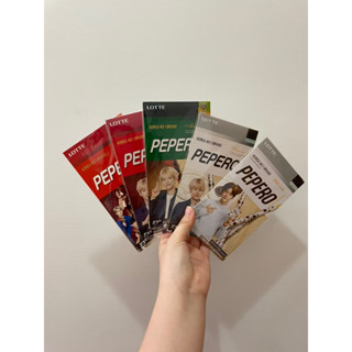 EXO 絕版 PEPERO 代言 包裝 手辦 全員 餅乾 伯賢 邊伯賢 baekhyon lotte 樂天