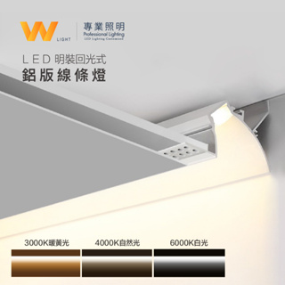 LED 客製化 無光點 回光鋁條線燈 12V 含稅附發票 硬燈條 燈條 層板燈 天花板 間接照明