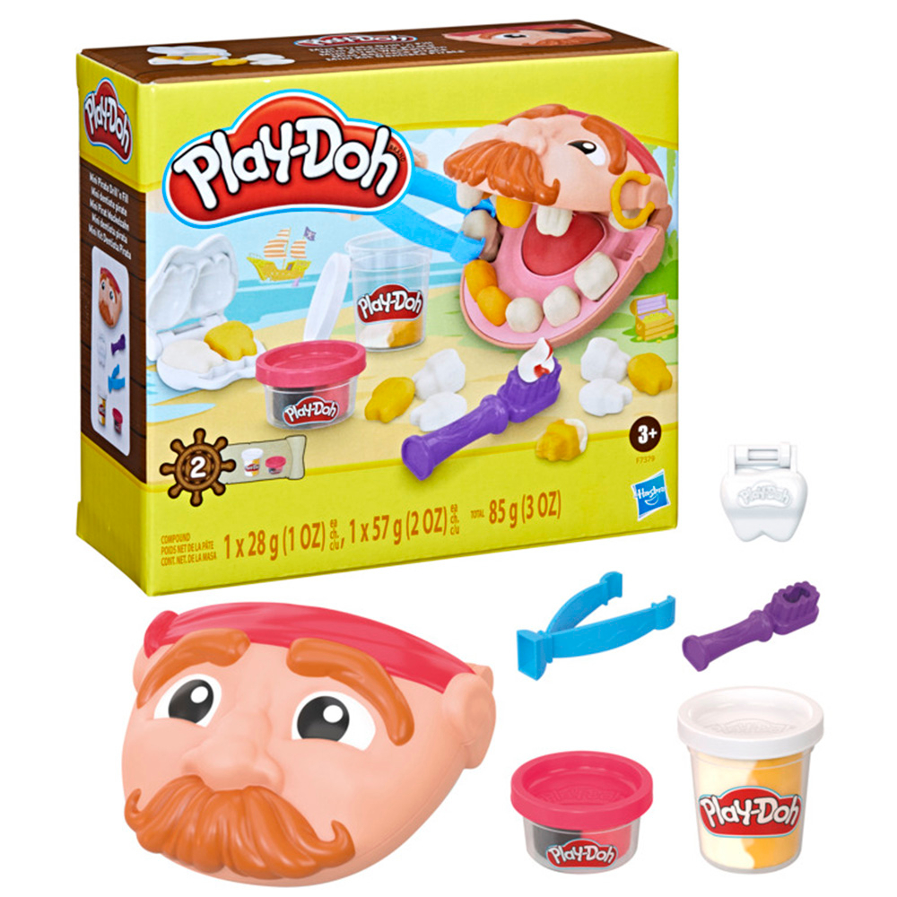 【孩之寶 Hasbro】 培樂多Play-Doh 海盜迷你小牙醫遊戲組