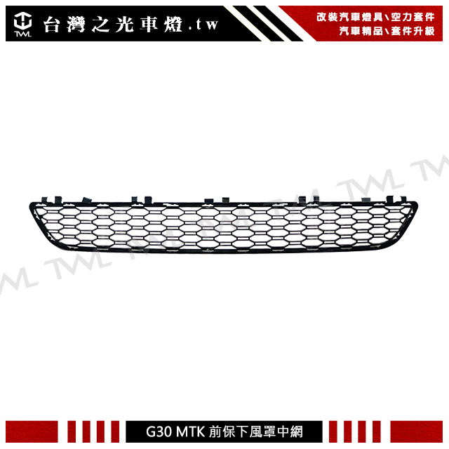 台灣之光 全新BMW G30 19 21 17 18 20年類M-TECH前保前期專用中網 通風網 無ACC版本