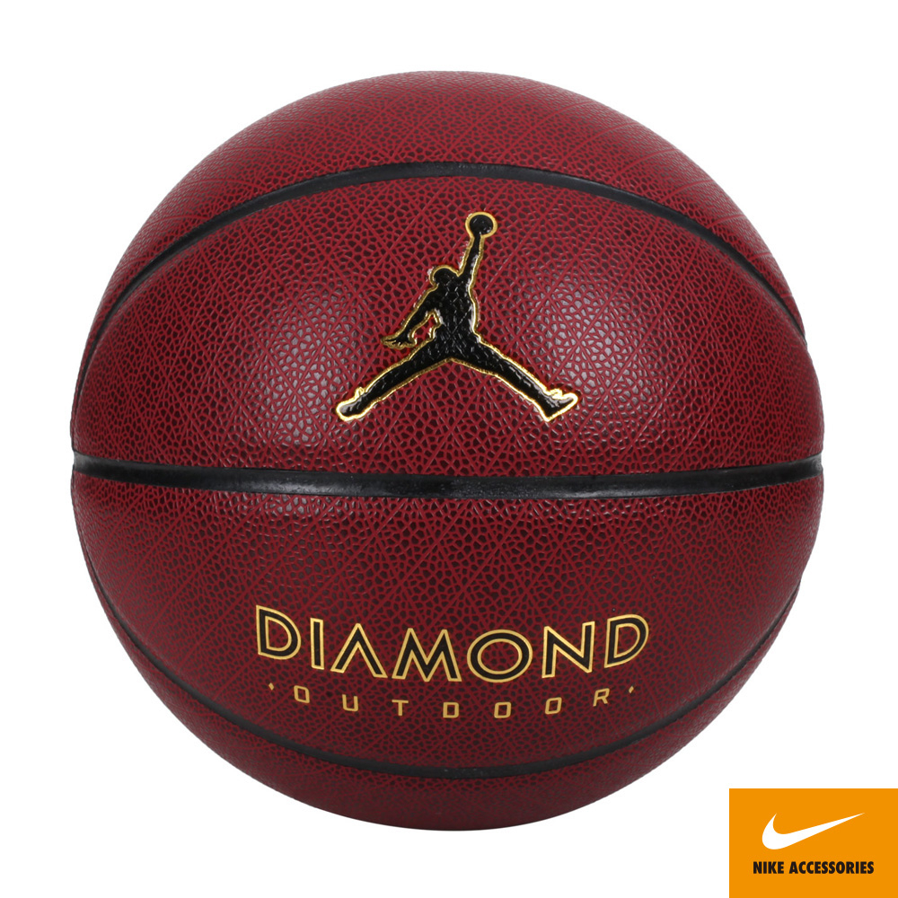 NIKE JORDAN DIAMOND OUTDOOR 8P 7號球 比賽訓練室外戶外運動標準籃球耐用柔軟彈性耐磨 琥珀