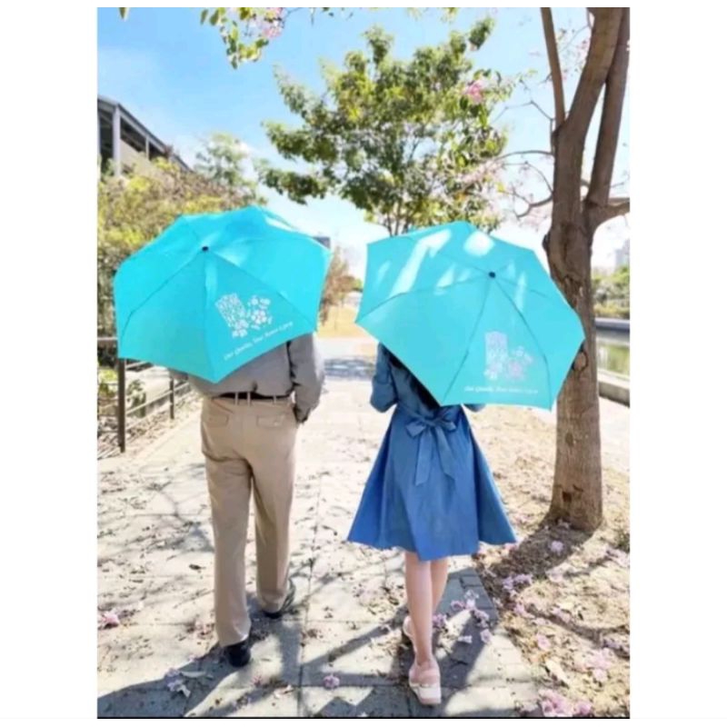 【全新現貨】2023年 中鋼紀念品 3Q傘 Tiffany 藍 粉色風鈴花