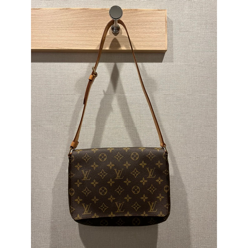 Louis Vuitton 路易威登 LV M51257 老花側背扁包 王菲包vintage