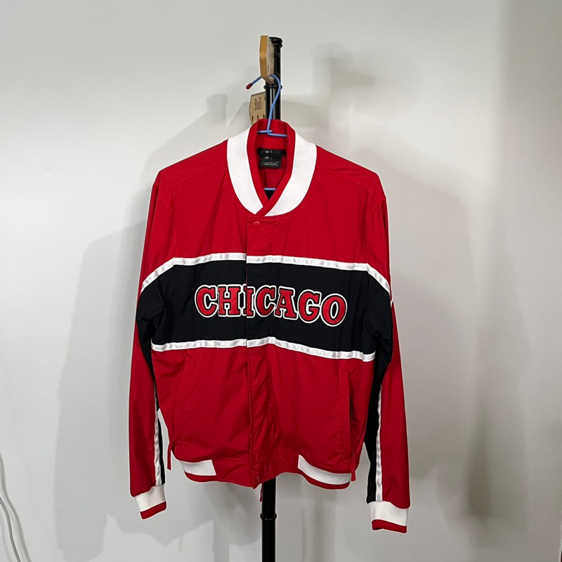 ［全新］Nike 芝加哥 紅色 教練外套 L號
