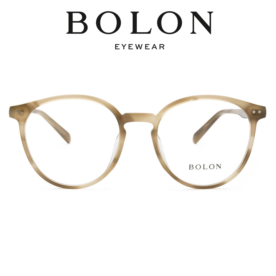 BOLON 眼鏡 BJ3100 B21 (黃琥珀) 圓膠框 鏡框【原作眼鏡】