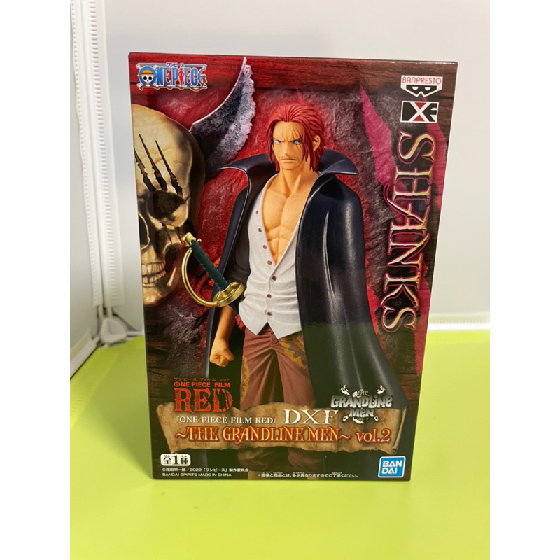 現貨✨金證 海賊王 航海王 DXF THE GRANDLINE MEN vol.2  四皇 紅髮傑克 公仔