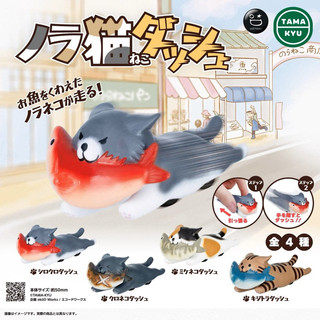 ⚡️現貨⚡️日本正版 TAMA - KYU 衝刺貓咪迴力車 三花 虎斑 灰貓 貓咪 迴力車 愛貓 扭蛋 禮物 收藏