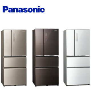 Panasonic 國際牌 ECONAVI 610L 四門一級能變頻電冰箱 NR-D611XGS 翡翠金/曜石棕/翡翠白