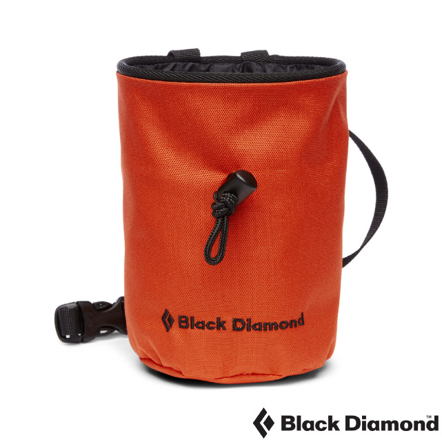 【美國 Black Diamond】無摺邊經典款大開口攀岩粉袋(M/L)/附尼龍快扣腰間帶.內層刷毛/垂降_630154