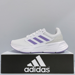 adidas GALAXY 6 W 女生 白色 紫色 舒適 透氣 輕量 緩震 運動 慢跑鞋 HP2415