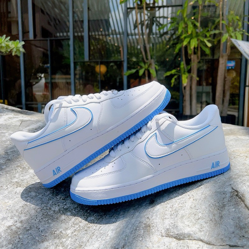 🏀小飛人潮流🏀 現貨 NIKE AIR FORCE 1 07 大學藍 DV0788101 空軍一號 水藍 穿搭 清爽