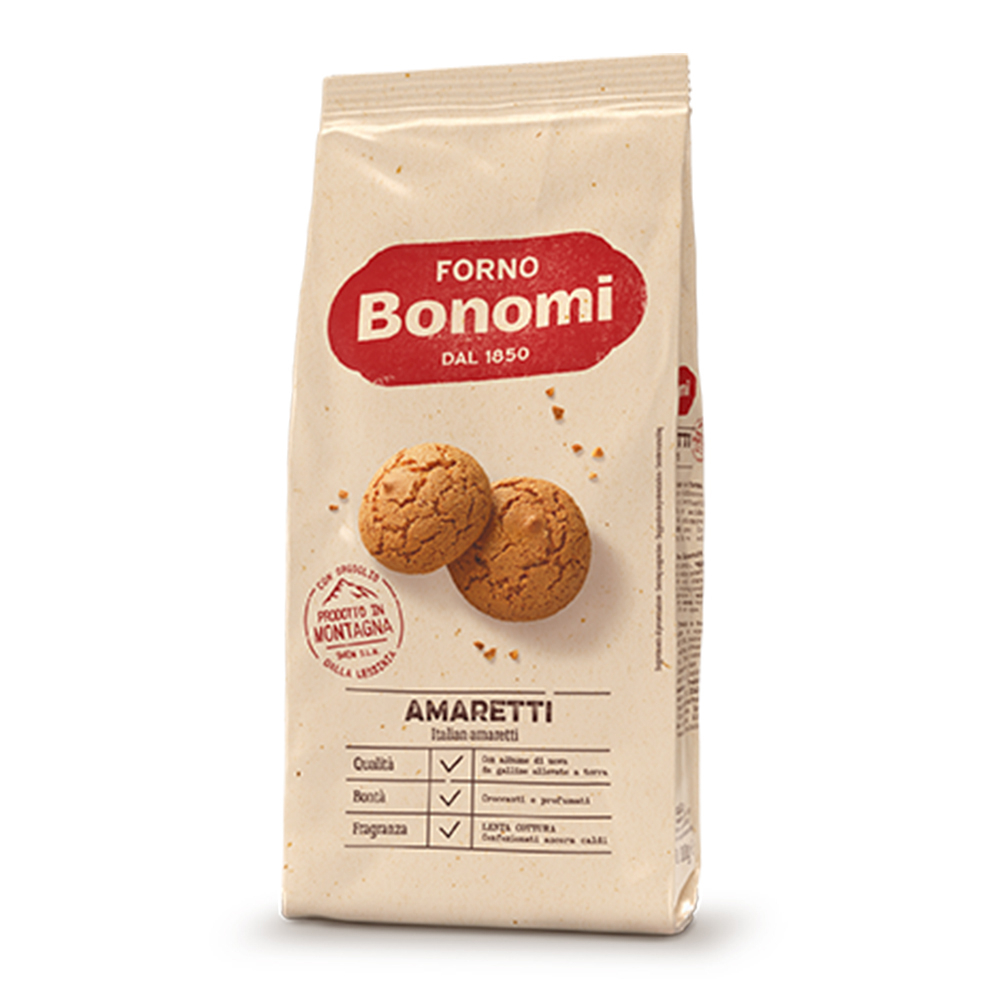 Bonomi 白朗妮 杏仁酥 500g(效期2026/04/15)【玩饗食庫】義大利 杏仁餅乾 杏仁餅 零食 年節餅乾