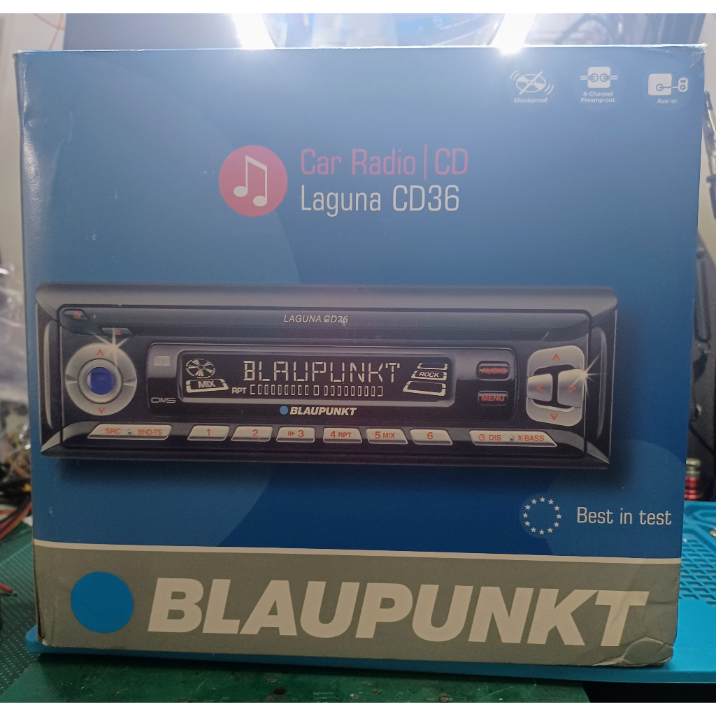 全新 BLAUPUNKT 藍點 藍寶 Laguna CD36 藍芽 MP3 CD主機