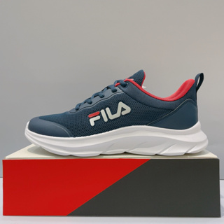 FILA 男生 深藍色 輕量 透氣 運動 慢跑鞋 1-J315X-331