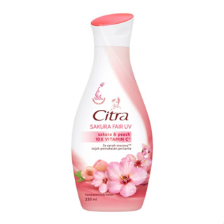 【Eileen小舖】印尼 Citra Sakura Glow UV 白桃櫻花 乳液 230ml