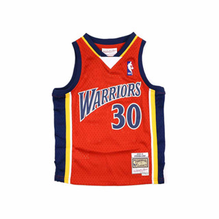NBA M&N 兒童 G1 Swingman復古球衣 勇士隊 09-10 Stephen Curry #30 紅色