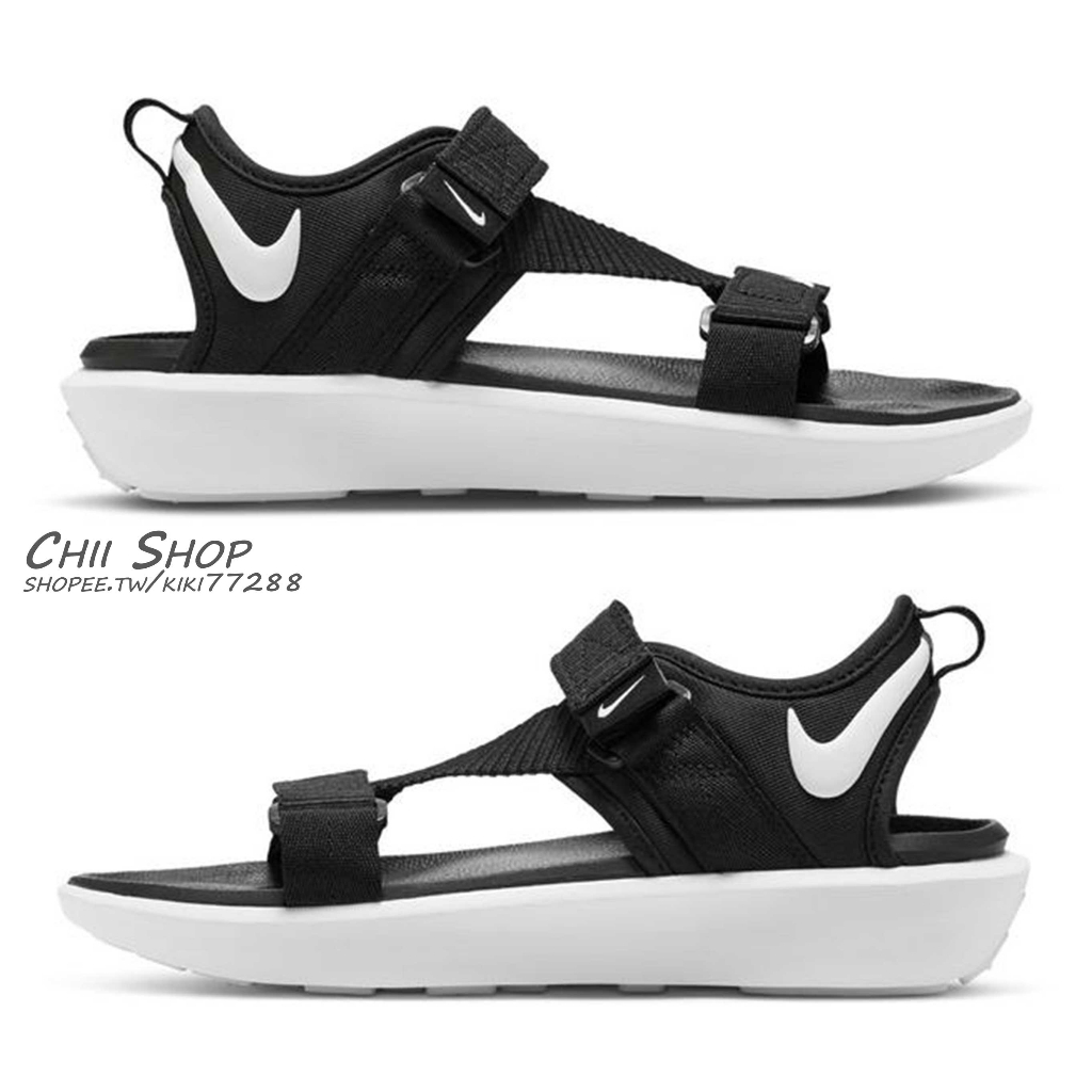 【CHII】日本 Nike Vista 女款 戶外涼鞋 黑色x白勾 DJ6607-001